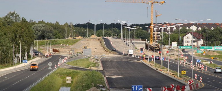 Trasa Toruńska w budowie