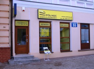 Placówka sieci PÓŁNOC Nieruchomości w Suwałkach