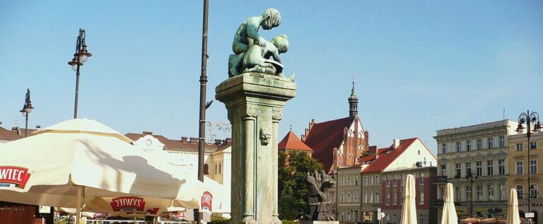 Remont zabytkowej fontanny w Bydgoszczy
