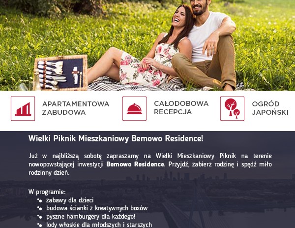 Wielki Mieszkaniowy Piknik inwestycji Bemowo Residence